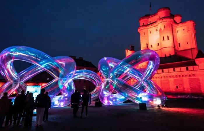 Digitale Kunst beleuchtet die Geschichte des Château de Vincennes in einer immersiven Show