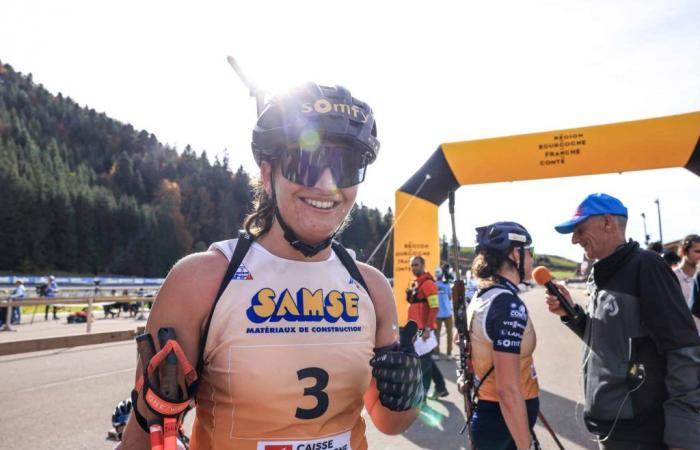 Biathlon | „Es ist immer wichtig, dass der Kopf gute Leistungen erbringt“: Nach dem Sieg in Arçon geht Julia Simon mit Zuversicht dem Ende der Vorbereitung entgegen | Nordic Mag | Nr. 1 Biathlon