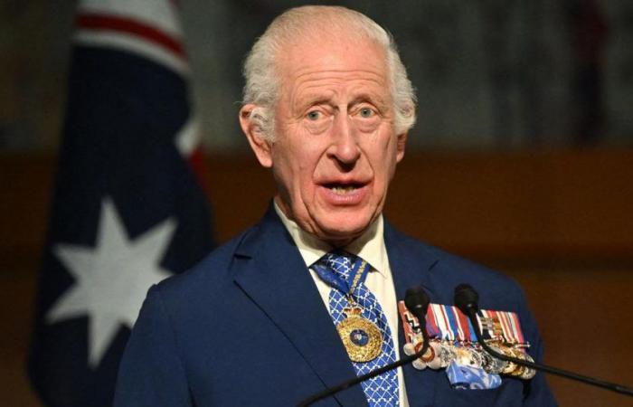 Charles III. wird während seines Besuchs im australischen Parlament von einem Vertreter der Aborigines befragt