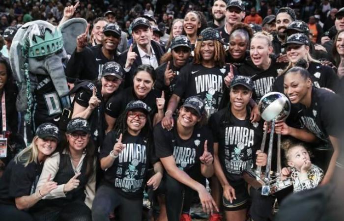 Erster WNBA-Titel für die New York Liberty, Sieger von Spiel 5 des Finales gegen die Minnesota Lynx