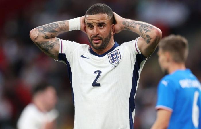 Pep Guardiola ist mit England wegen der Verletzung von Kyle Walker unzufrieden