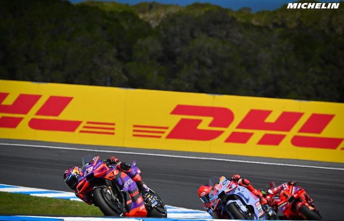 MotoGP Australia J3, Nachbesprechung Francesco Bagnaia (Ducati/3): „Hast du mir einen Gefallen getan?“ usw. (Gesamtheit)