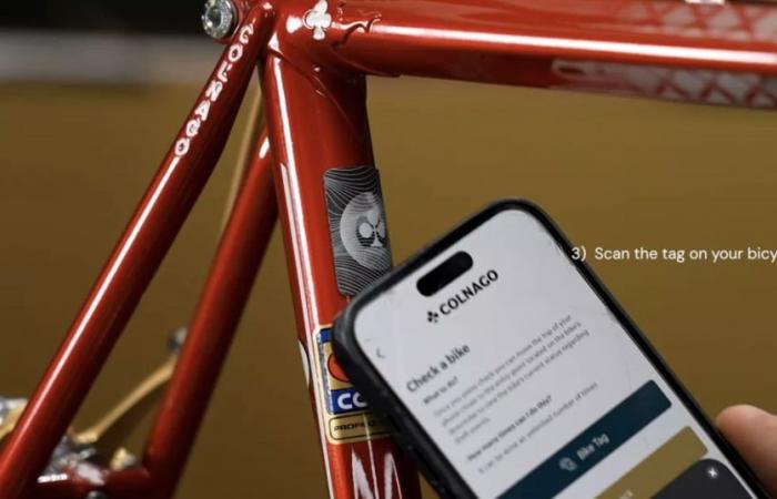 MyLime bescheinigt die Echtheit von Vintage-Fahrradrahmen über einen digitalen Pass: das Colnago-Etui