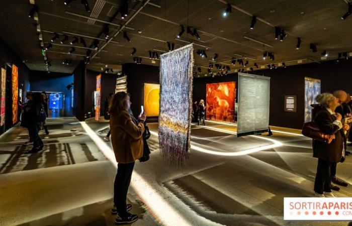 Olga de Amaral in der Fondation Cartier, der erhabenen XXL-Textilausstellung in Paris