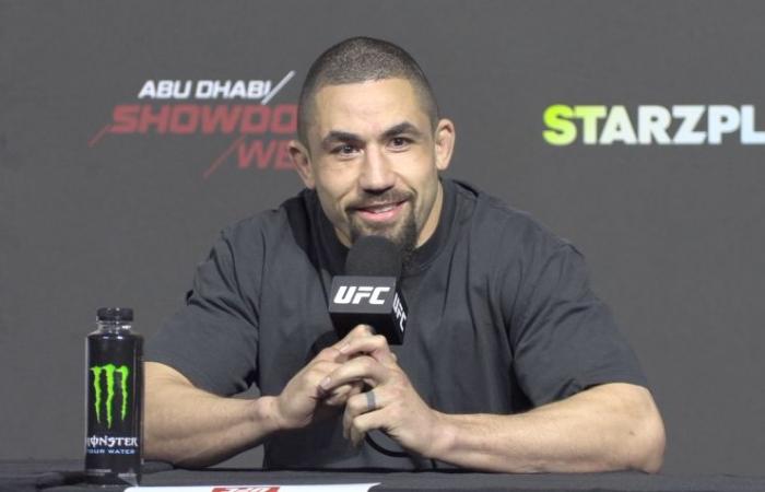 Khamzat Chimaev besiegte. Robert Whittaker bei UFC 308: Beste Fotos aus Abu Dhabi