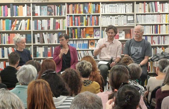 Rodez. BUCH. Ein natürlich freundlicher Pete Fromm im Maison du Livre