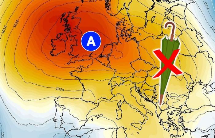 Tolle Rückkehr des Hochdruckgebiets und ruhiges Wetter, das anhalten wird