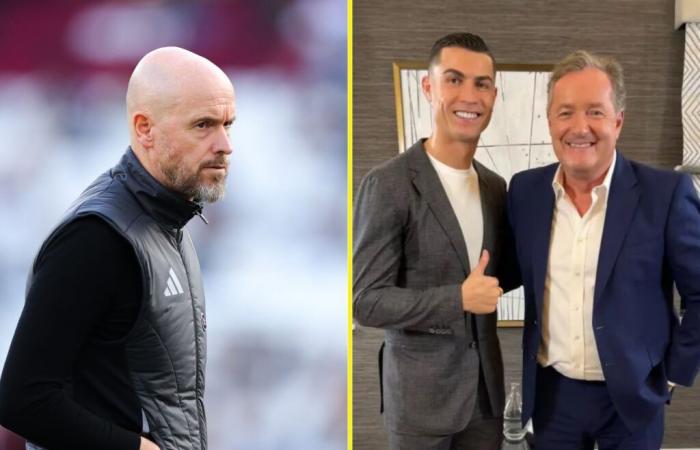 Piers Morgan verschwendet keine Zeit mit der Behauptung von Cristiano Ronaldo, kurz nachdem Erik ten Hag entlassen wurde