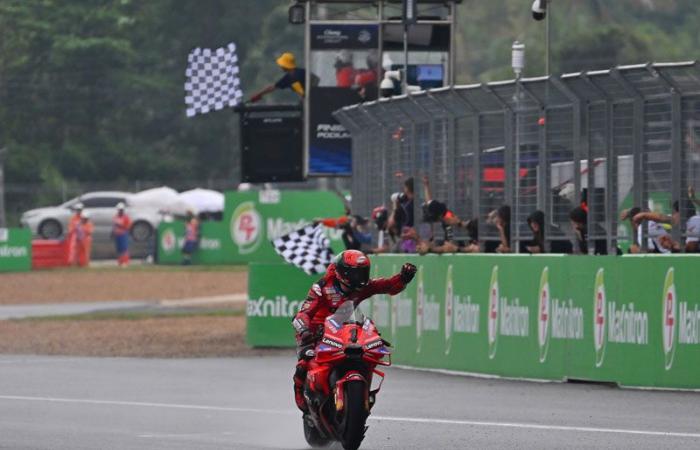 MotoGP Thailand J3, Nachbesprechung Francesco Bagnaia (Ducati/1): „Er war auf jeden Fall stärker als ich“ usw. (Gesamtheit)