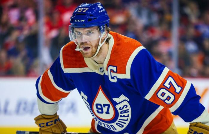 Connor McDavid verlässt das Spiel gegen Blue Jackets