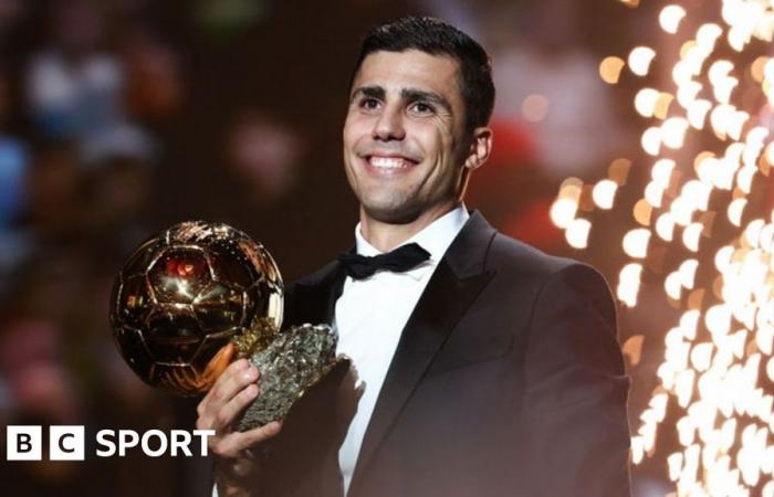 Ballon d’Or 2024: Mittelfeldspieler Rodri von Manchester City und Spanien gewinnt die erste Auszeichnung