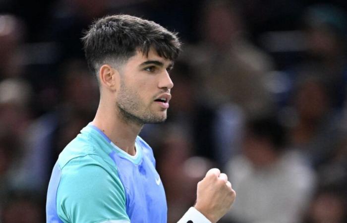 Rolex Paris Masters – Carlos Alcaraz beginnt ruhig, Corentin Moutet geht vom Start weg