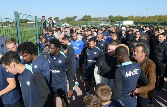 „Respektiere das Trikot!“ : Fans laden sich zum Training der Montpellier-Fußballer ein