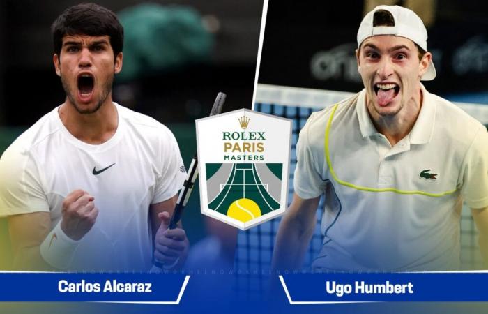 Carlos Alcaraz vs. Ugo Humbert Prognose, Wetttipps und Quoten, Direktvergleich, Vorschau: Paris Masters 2024