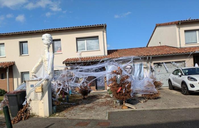 In der Nähe von Toulouse sorgt diese Straße zu Halloween für Spannung und Schrecken nach Belieben