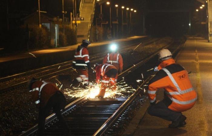 Linie H Transilien. November arbeitet in Val-d’Oise