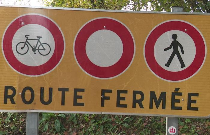 Radfahrer werden auf einer Departementsstraße umgeleitet und fürchten um ihre Sicherheit