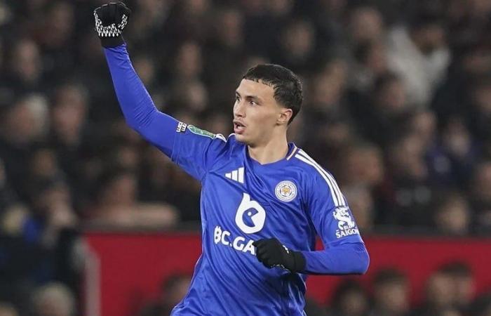 Bilal El Khannouss schießt sein erstes Tor für Leicester