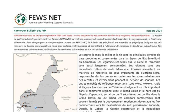 Kamerun Preisbulletin Oktober 2024 – Kamerun