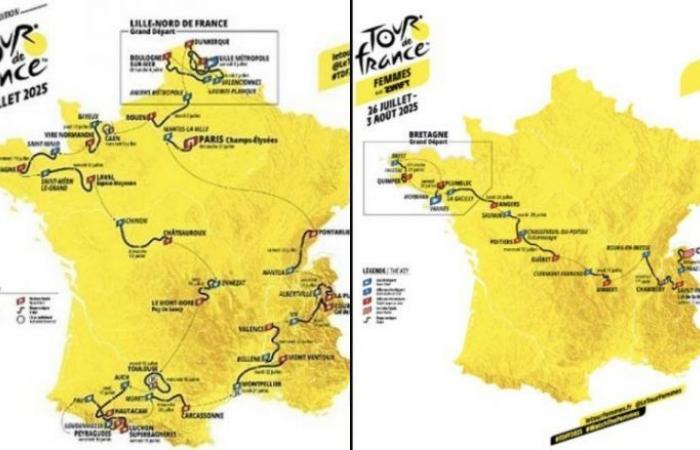 TDF. Tour de France – Die Tours de France 2025 wird… 41 Departements durchqueren!