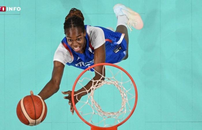 Dominique Malonga ist der erste französische Basketballspieler in der Geschichte, dem es gelingt, in einem offiziellen Spiel erfolgreich zu dunken