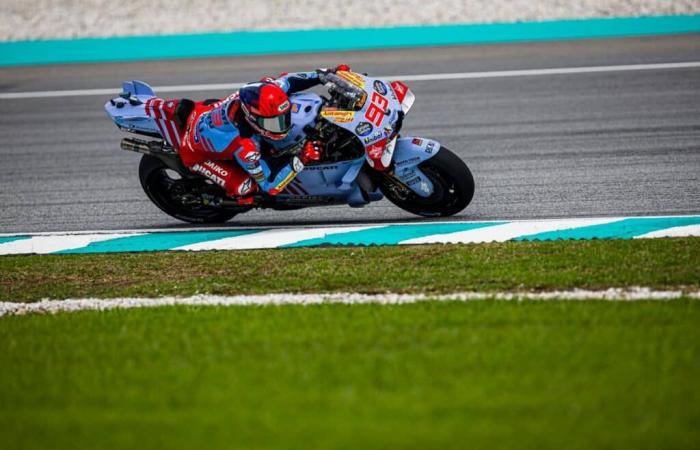 MotoGP, Malaysia J1, Marc Marquez (Ducati/10): „In Sepang leide ich oft unter dem ersten Tag, und heute war da keine Ausnahme.“