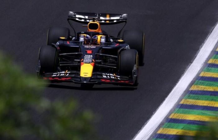 Max Verstappen hat zu Beginn des Großen Preises von Brasilien am Sonntag fünf Plätze bestraft