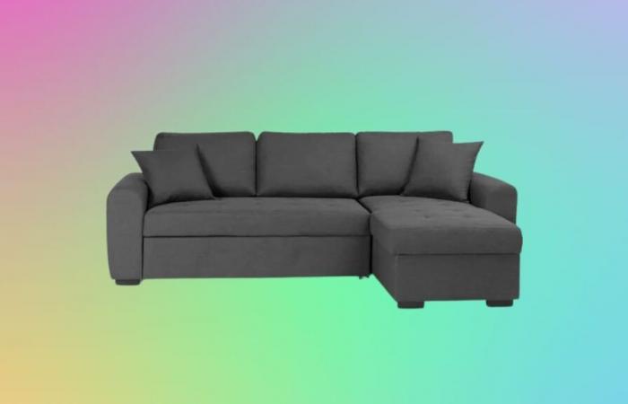 Dieses umwandelbare Sofa ist auf dieser sehr beliebten Website zu einem unschlagbaren Preis erhältlich