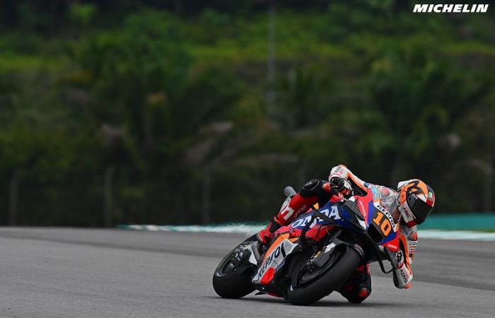 MotoGP Malaysia J1, Luca Marini (Honda/18) bestätigt Hondas Arbeit nicht: „Die neue Verbesserung bringt überhaupt nichts“