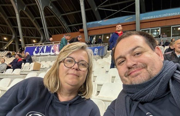 Pro D2: Es sind zwei SU-Agen-Fans, die zum Stade des Alpes in Grenoble gereist sind!