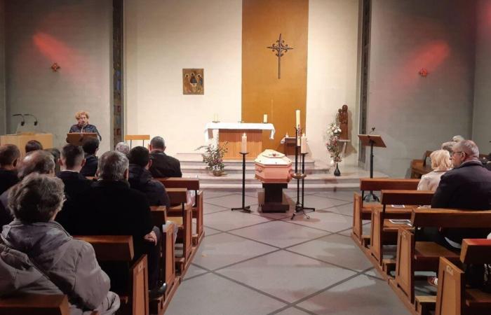 In Le Havre, einem dritten Ort der Kirche, um Trauer zu unterstützen und über den Tod nachzudenken