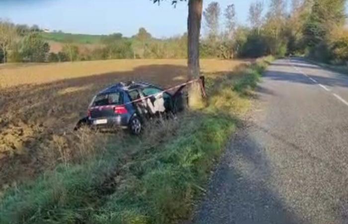 Bei einem schweren Verkehrsunfall in einem kleinen Dorf in der Nähe von Caraman werden drei Menschen verletzt