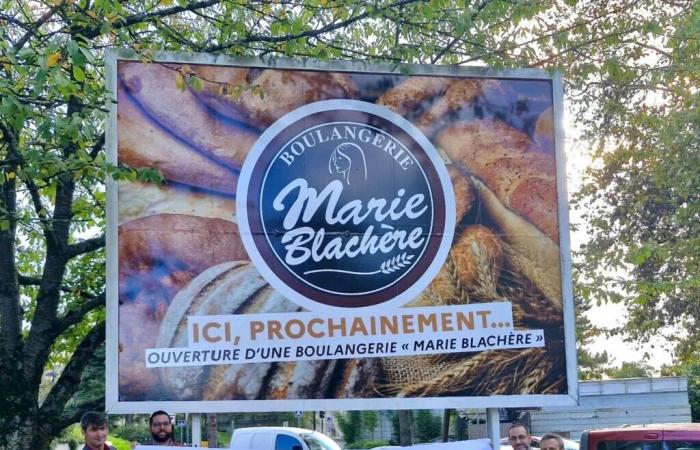 Eine Bäckerei Marie Blachère kommt in diese Stadt in Essonne