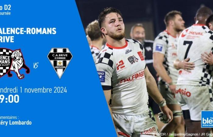 LIVE – Pro D2: VRDR empfängt Brive, verfolgen Sie den 9. Tag auf France Bleu Drôme Ardèche