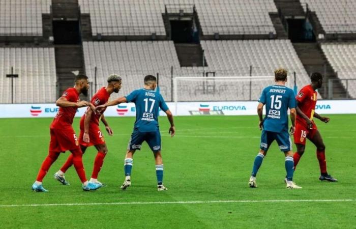 Der FC Martigues verliert am Ende des Spiels gegen Red Star (0:1)