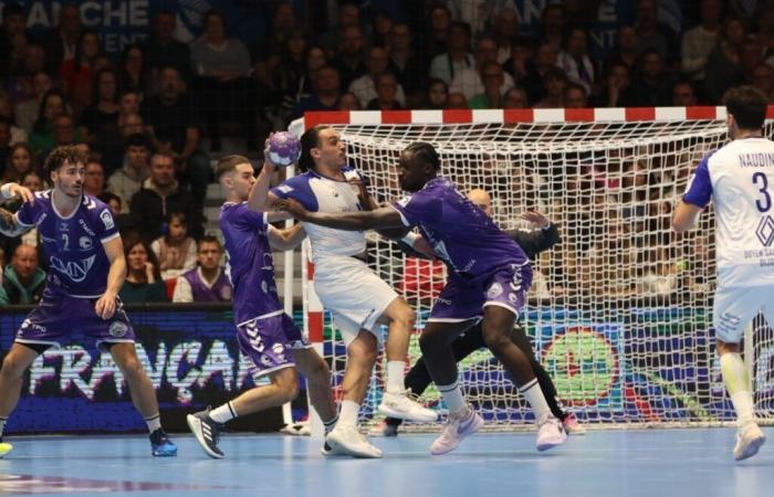 Direkt. Handball. Erleben Sie die Niederlage von JS Cherbourg gegen Dijon noch einmal mit Live-Kommentaren