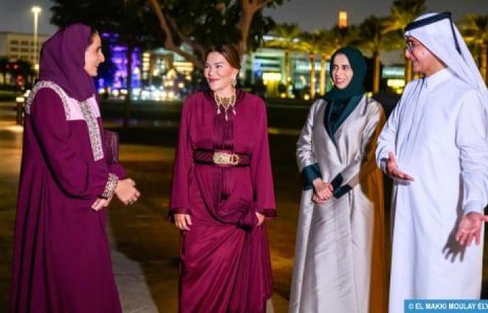 Kulturjahr Katar-Marokko 2024: Ihre Königliche Hoheit Prinzessin Lalla Hasnaa eröffnet in Begleitung von SE Sheikha Al Mayassa Bint Hamad Al-Thani den marokkanischen Pavillon „Dar Al Maghreb“ in Doha