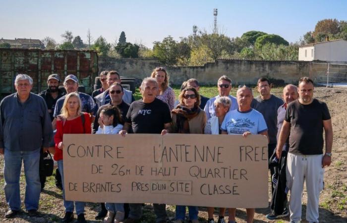 In Sorgues stört die Free-Antenne die Wellen rund um das Château de Brantes