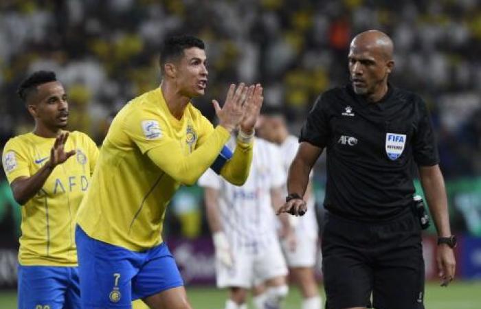 5 Mal war Cristiano Ronaldo wütend auf die Schiedsrichter, weil sie Al Hilal gegen Al Nassr favorisierten