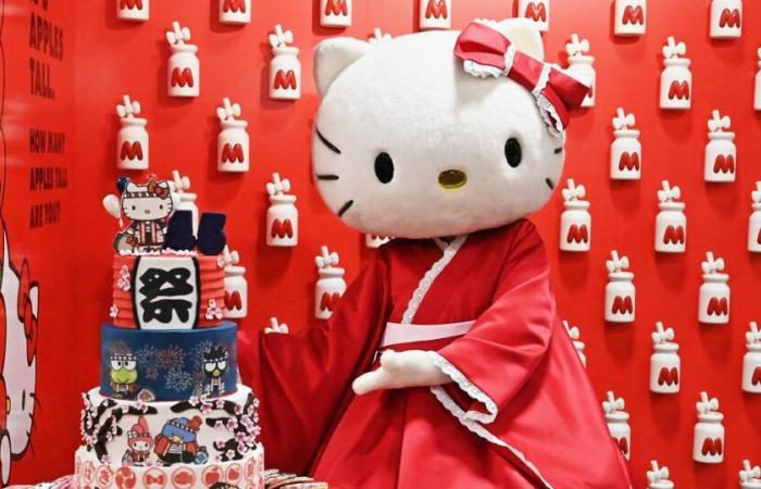 Hello Kitty, die kleine Katze aus Japan, die zu einer Ikone der Popkultur wurde, feiert ihren 50. Geburtstag