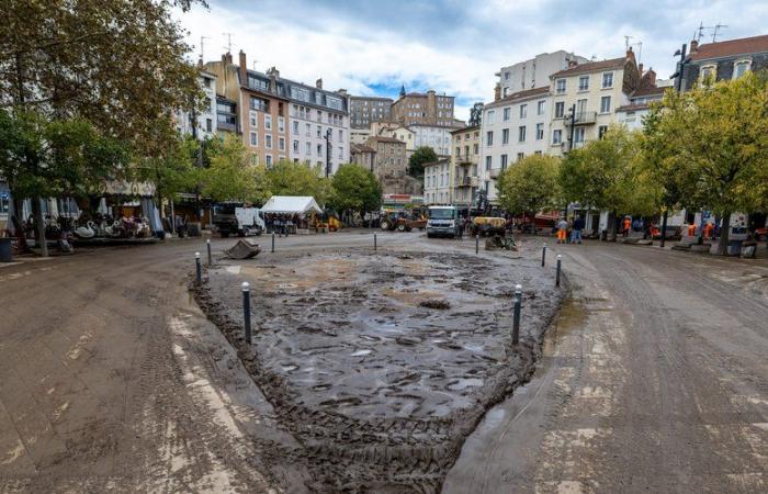 Olympische Spiele 2024 in Paris: Verteilung von Matratzen aus dem Olympischen Dorf an die Opfer der Cevennen-Episode in der Ardèche