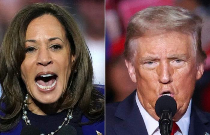 Kamala Harris und Donald Trump liefern sich Schlag für Schlag gegen Frauenrechte und Einwanderer