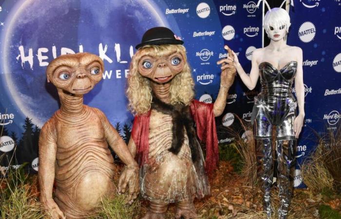 Glühender Finger und Kulleraugen: Heidi Klum ist E.T.