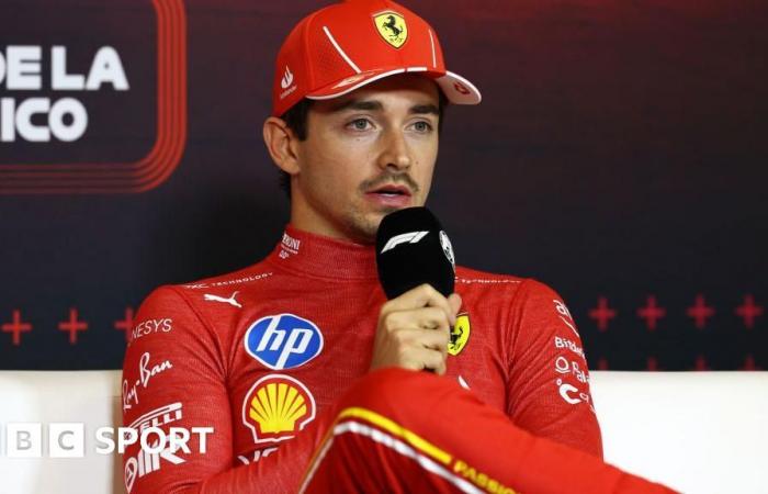 Charles Leclerc: Ferrari-Fahrer wegen Fluchens in Pressekonferenz mit Geldstrafe belegt