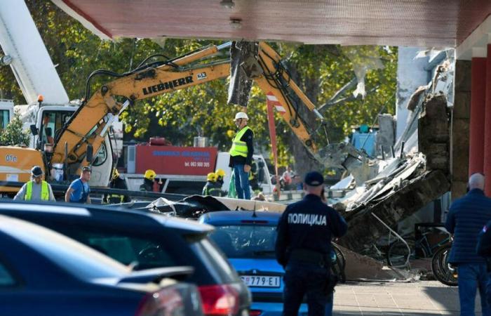 Einsturz einer Bahnhofstraufe in Serbien: Mindestens acht Tote