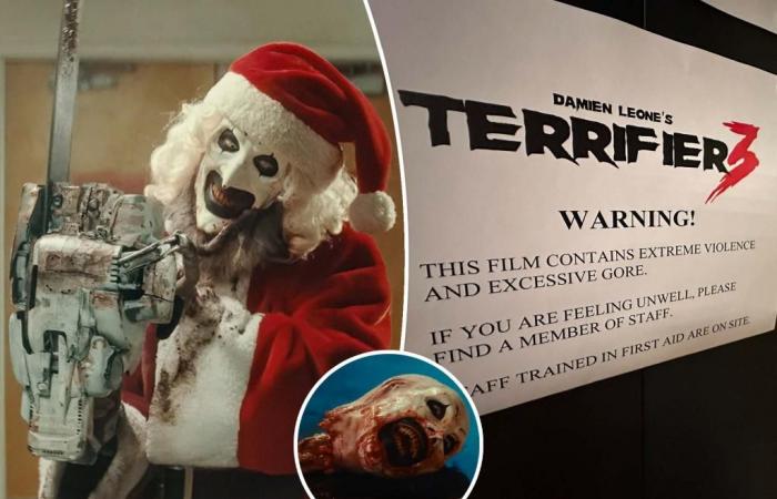 „Terrifier 3“-Crew reagiert auf Erbrechen der Theaterbesucher und verlässt Sitze