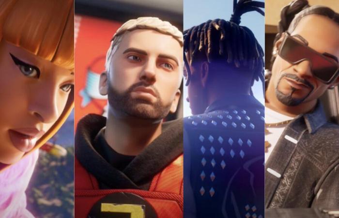 Fortnite: So erhalten Sie neue Skins für Juice WRLD, Eminem, Snoop Dogg und Ice Spice