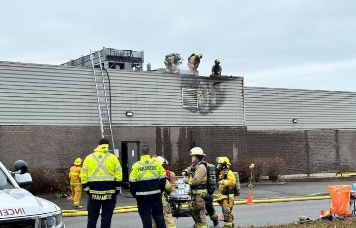 Brand in den Galeries de Trois-Pistoles