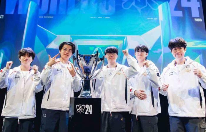 Faker gewinnt seinen 5. Titel! T1 ist Ihr amtierender Weltmeister 2024