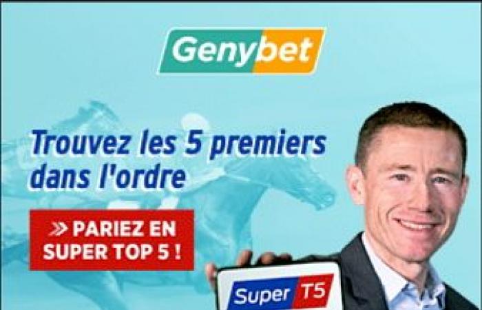 Super Top 5 Genybet: Vervielfachen Sie Ihre Gewinne, indem Sie die ersten 5 Pferde finden, auch wenn sie außer Betrieb sind – Flat